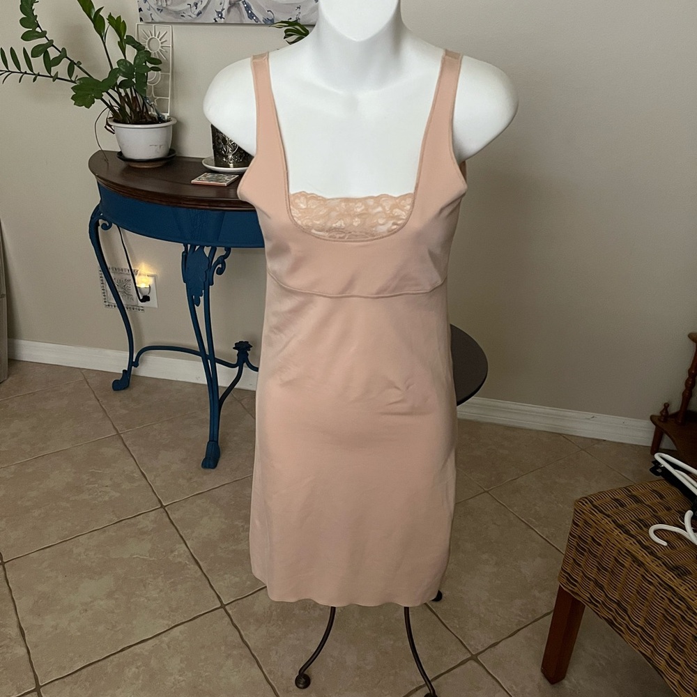 FIT Figure Improving Technology Shapewear Nude Slip Compression Dress 381313 M